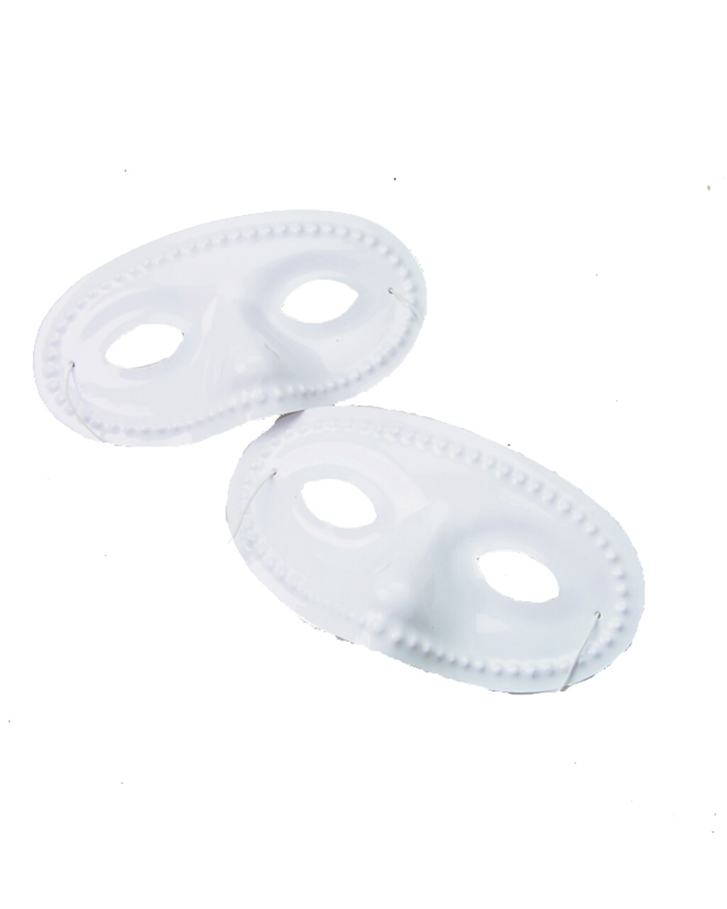 White Venetian Carnival Phantom Party Halloween Mask 12 Pack Costume Accessory